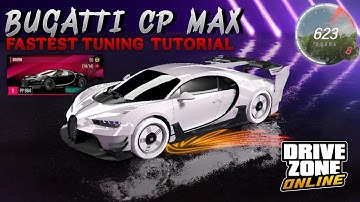 BUGATTI CP MAX TUNE TUTORIAL - THE UNBEATABLE MONSTER! | BEATS EVERY CAR?! 😱 | Drive Zone Online