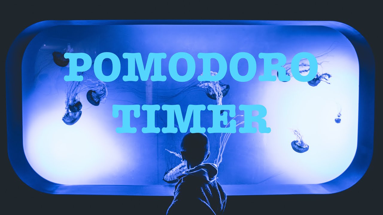 3HOURS (30 MINUTES 10MINUTES)JellyFish UnderWater POMODORO TIMER