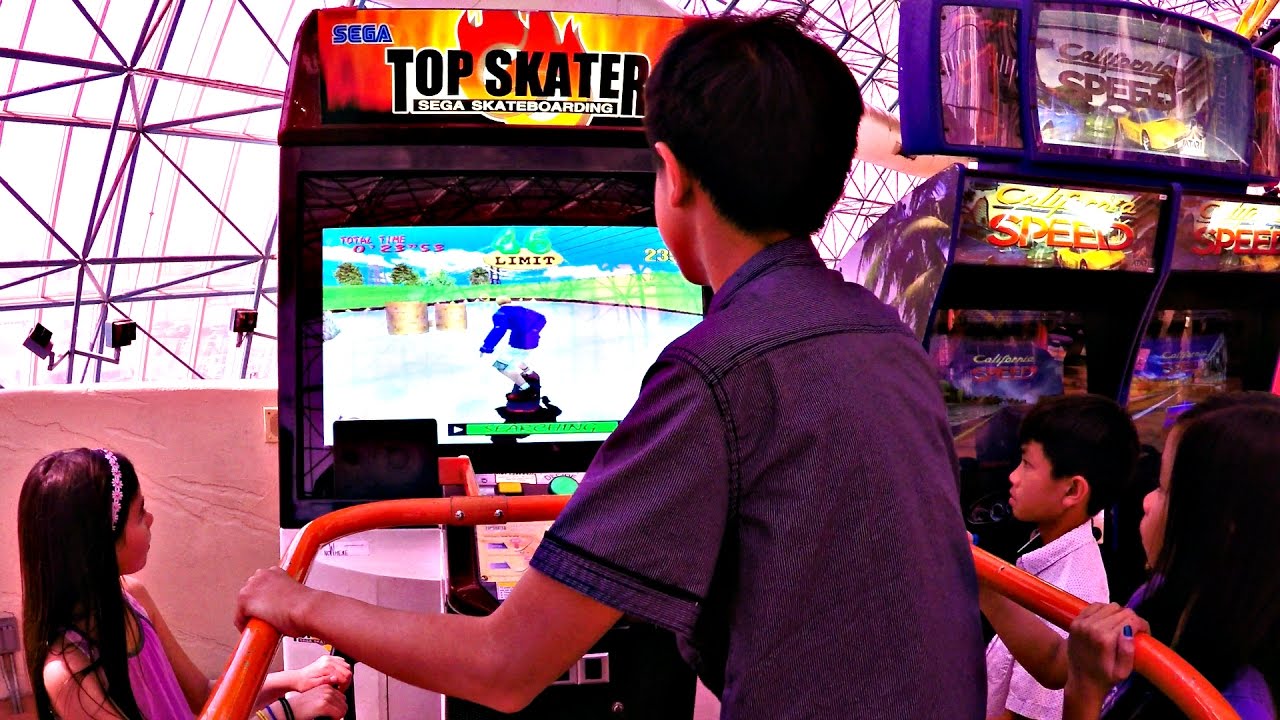 Top Skater Sega Skateboarding Arcade Gameplay! - YouTube