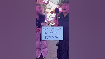 No one can spot the mistake in this photo! #mistake #visualpuzzle #streetinterview