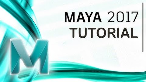 Maya 2017 - Tutorial for Beginners [General Overview]*