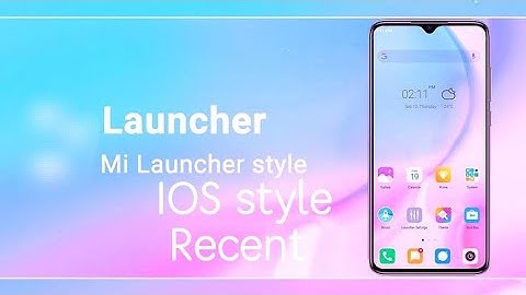 MIUI Launcher Stack Horizontal iOS style recent