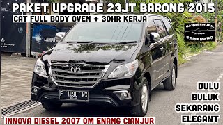 INNOVA DIESEL 2007 Upgrade BARONG 2015 Cat Full Body Black Atitude Om Enang Cianjur #innovadiesel