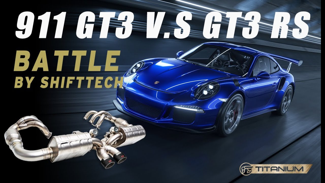 m2 a mm2 Porsche 991 GT3 VS GT3 RS iPE Titanium exhaust amazing sound HD