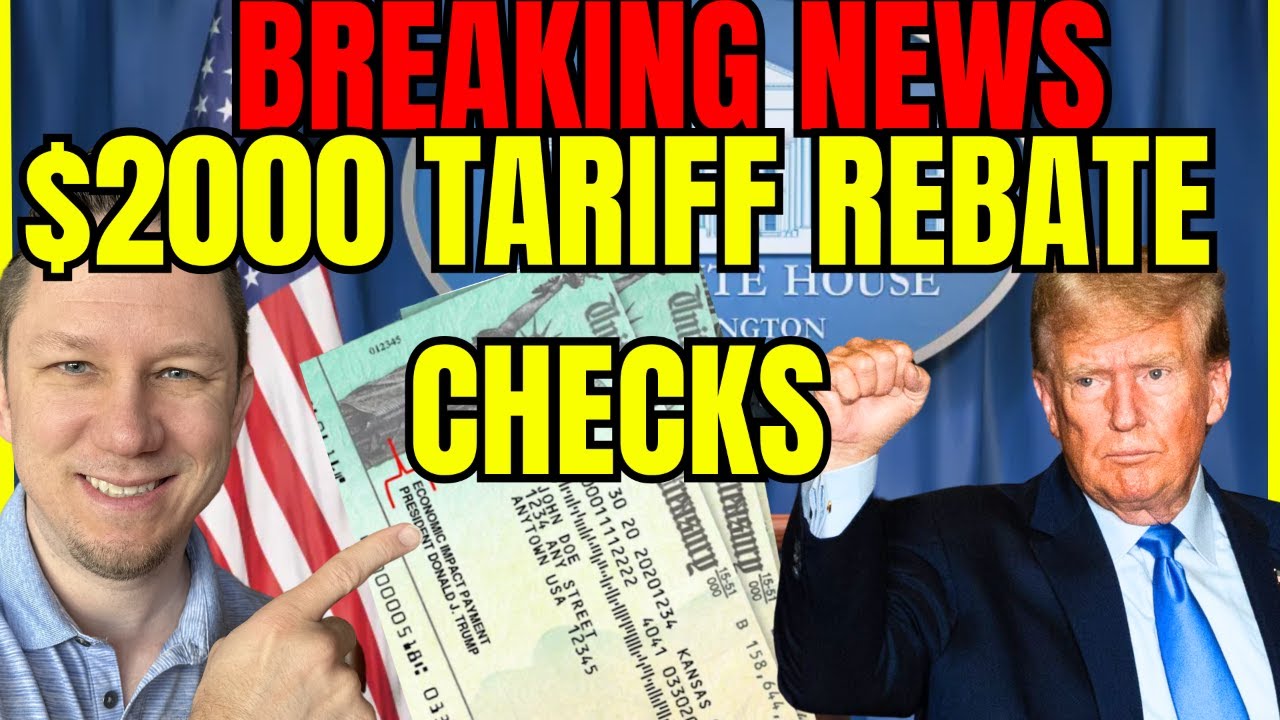 IT'S OFFICIAL: Trump's $2000 Stimulus Checks Tariff Rebate Checks Legal Issues