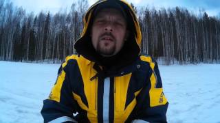Ловля окуня на безнасадку 9.04.2016