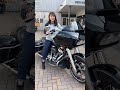 特大ハーレーに154cmが挑戦！【ロードグライドスペシャル】#shorts
