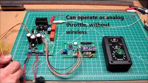 Wireless DC Model Railroad Throttle