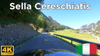 🇮🇹 Driving from Pontebba to Moggio di Sotto via Sella Cereschiatis on SP112 road