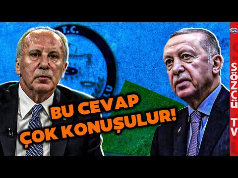 'Erdoğan'a Oy Vermediğim Kesin' Muharrem İnce'nin Cevabı Sosyal Medyada Gündem Oldu