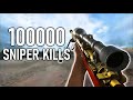 What 100000 Sniper Kills Experience Looks Like on Battlefield 5.....