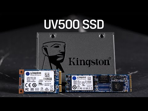 SSDs criptografados formato 2,5 pol, M.2 e mSATA - Kingston UV500