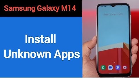 How to install unknown apps, install APK, samsung Galaxy M14 5G me third party app install kaise kar