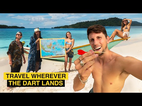 Throwing a Dart at a Map and Traveling WHEREVER it Lands!