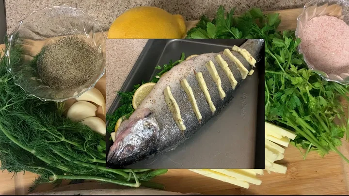 Simple And Delicious Whole Salmon Baked Recipe | Fish Recipe