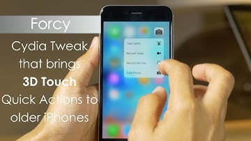 Forcy: Cydia Tweak brings 3D Touch Quick Actions to older iPhones