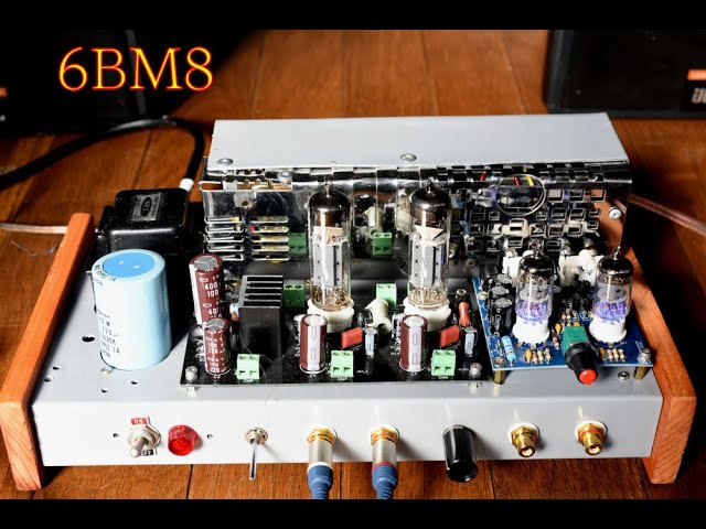 6BM8 6L6PP 真空管アンプ - YouTube
