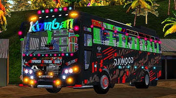 Perfect Control || Komban Zedone Bus Mod For Bussid || Komban Bus Mod ||