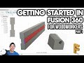 Fusion 360 for Woodworking Part 1 - BEGINNERS START HERE! Autodesk Fusion 360 for Woodworkers