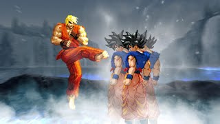 Slide Ken vs Everyone ft Goku! Part 3. Street Fighter Mugen