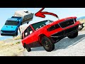 Multiplayer Caravan Races Are INSANE! TOTAL DESTRUCTION! - BeamNG Multiplayer w/Camodo