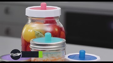 How to Ferment Probiotic Vegetables with Pickle Pipe Automatic Airlocks by Masontops - Video