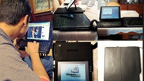 A Demo of the IBM ThinkPad TransNote from 2001