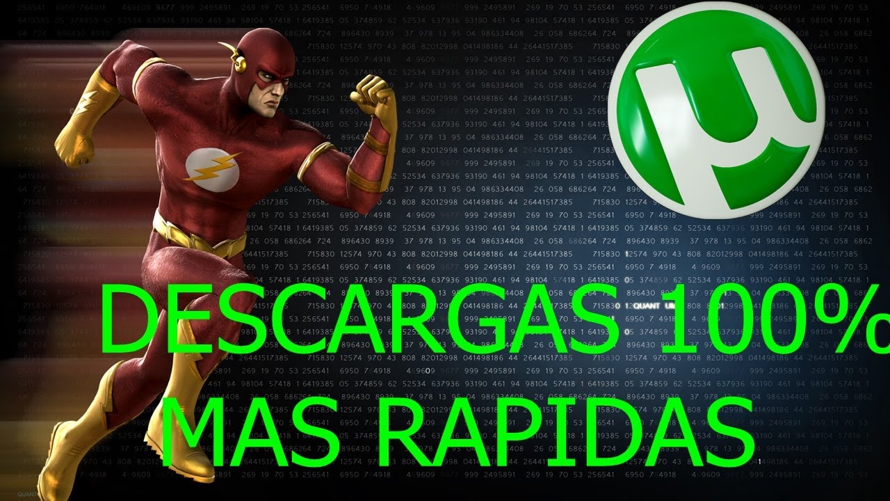Como hacer que utorrent descargue mas rapido 100% - YouTube