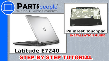 Dell Latitude E7240 Palmrest Touchpad How-To Video Tutorial
