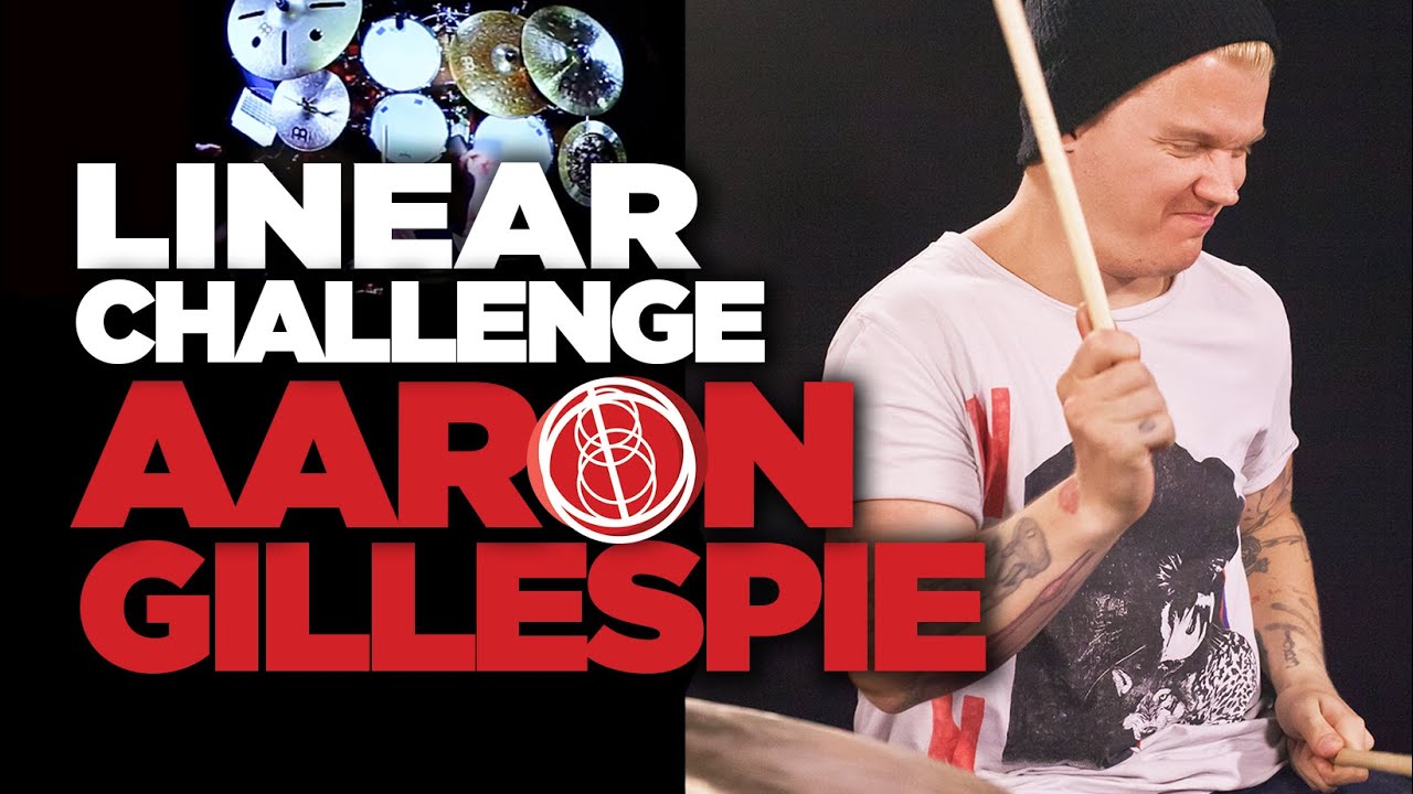 Linear Challenge! Aaron Gillespie [180 DRUM LESSON CLIP]