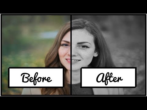 Video: How To Make A Photo Black And White In Paint