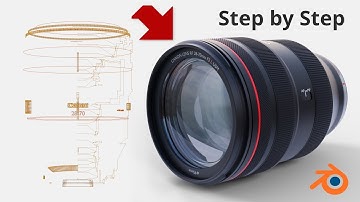 Blender 2.80 for making a Camera Lens (Non Destructive Modeling Workflow)