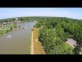 Aerial View of Huguenot Park next to New Rochelle High School