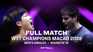 FULL MATCH | WANG Chuqin vs Dimitrij OVTCHAROV | MS R16 | WTT Champions Macao 2022