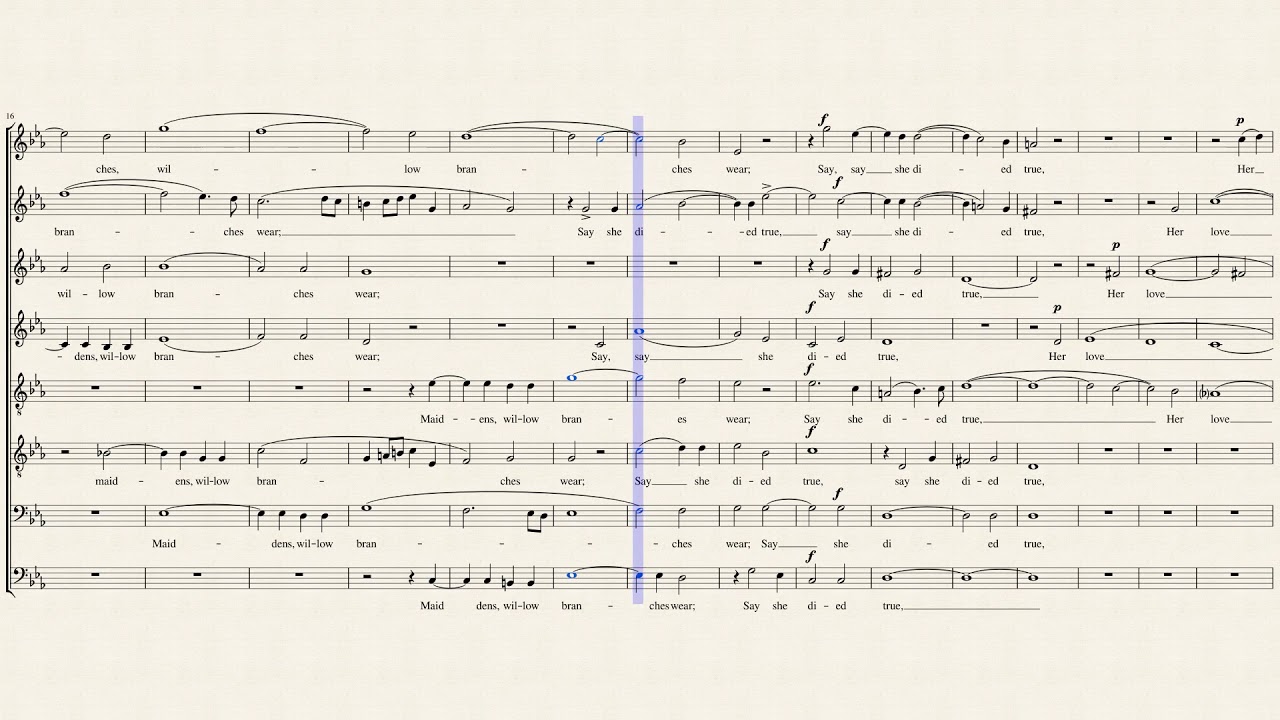 a cappella lyrics Lay a garland