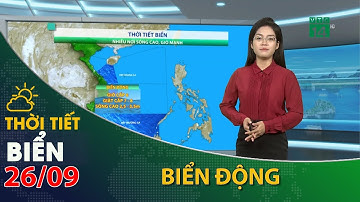 Thời tiết biển ngày 26/09/2023:Biển Đông có gió mạnh biển động | VTC14