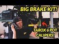 Installing TAROX 6 pot brakes to a DEFENDER!