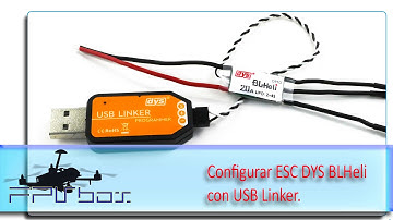 Configurar ESC DYS BLHeli con USB Linker