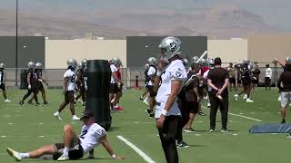 Raiders video of first workout (OTA) 2023. Full video - May 25, 2023