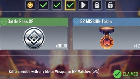 Call of Duty Mobile Kill 5 Enemies with any Melee Weapon in MP Matches Task Complete