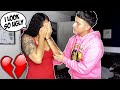 BEING INSECURE TO SEE HOW MY BOYFRIEND REACTS! **CUTE REACTION**