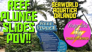 Reef plunge, seaworld aquatica orlando ride pov’s!! by sparkyfireworks 375 views 8 months ago 1 minute, 2 seconds