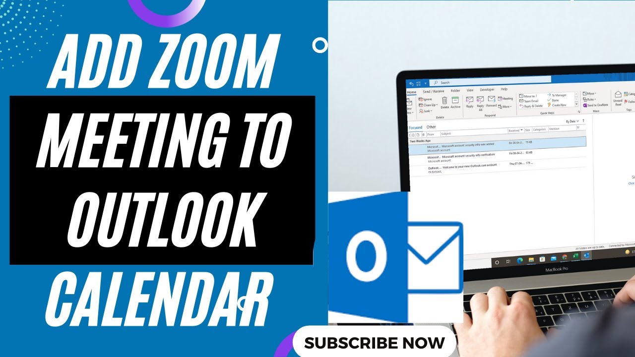 How to Add Zoom Meeting to Outlook Calendar How to Schedule a Zoom