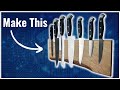 Live Edge Magnetic Knife Holder  |   DIY Tutorial
