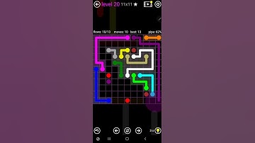 How To Solve Flow Free Purple Pack Level 20 11x11 Hard Board Walk Through Solution Walkthrough