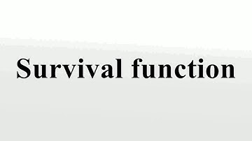 Survival function