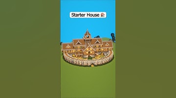 Minecraft Ultimate Starter House 🏠 New 3D build guide now link in bio 📝 #minecraft