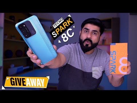 Tecno Spark 8C Unboxing & Review In Pakistan | GIVEAWAY