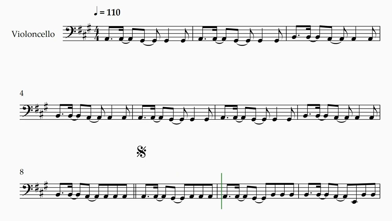 Every Teardrop Is A Waterfall - Coldplay | Cello Sheet Music