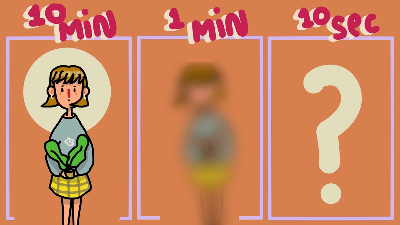 10 MINUTES vs 1 MINUTE vs 10 SECONDS drawing challenge / i almost had a ...